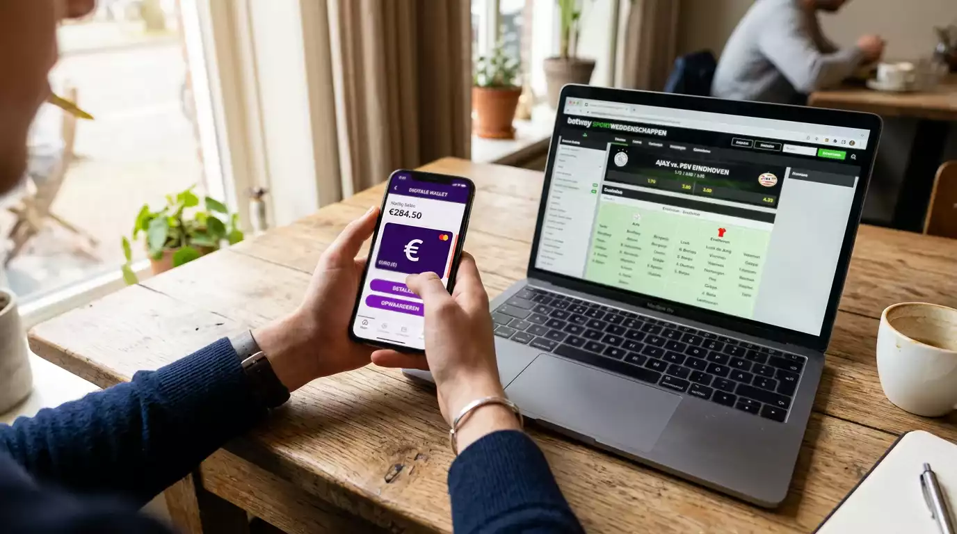 Skrill e-wallet interface voor sportweddenschappen in Nederland